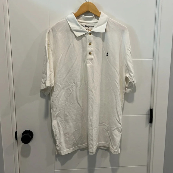 🧡💙 Disney white collared  shirt size large - Picture 2 of 7